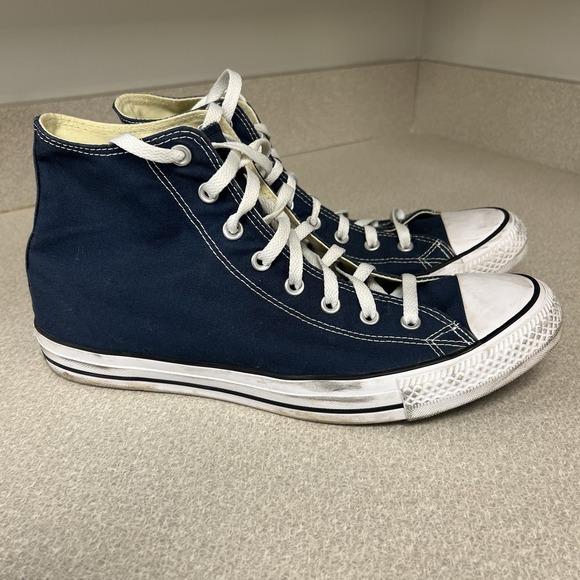 Converse Chuck Taylor All Star High Top Sneakers M9622  Navy Blue US M13  W15 - Picture 8 of 9